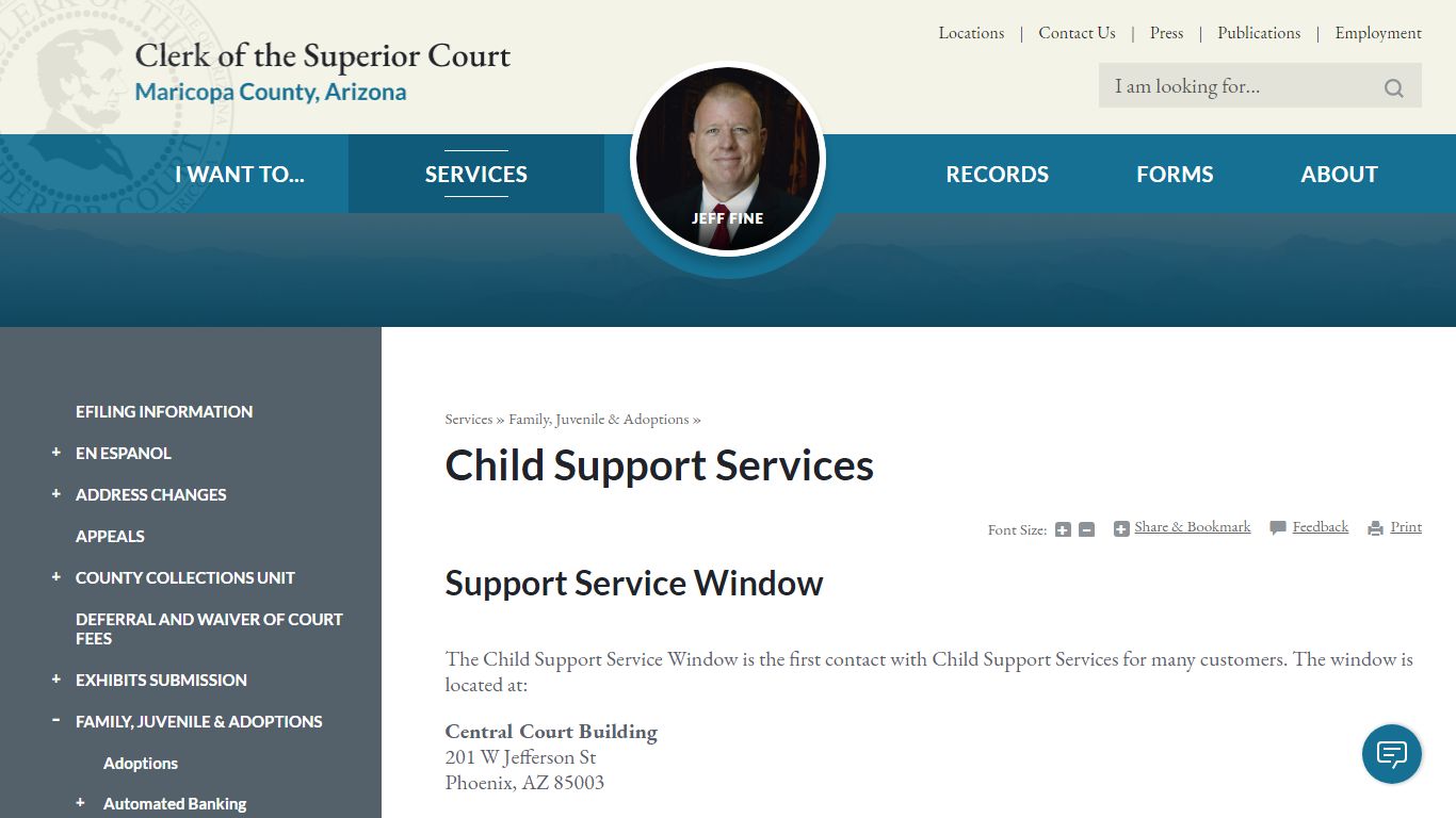 Child Support Services | Maricopa County Clerk of Superior Court